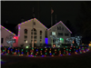 Holiday Lights at Town Hall Front - Dave Wilson